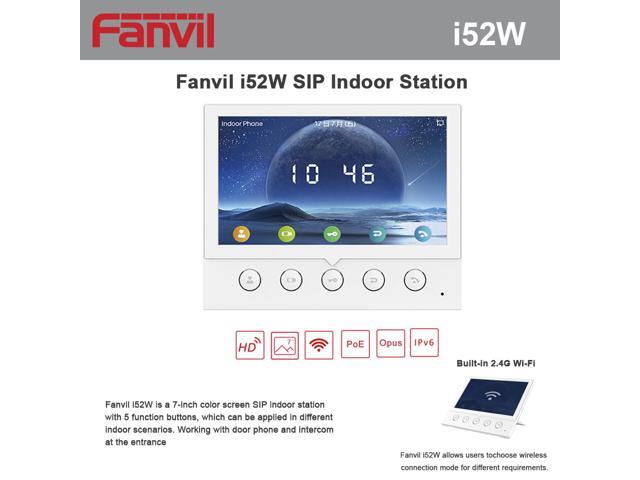 Fanvil i52W SIP Indoor Station 4 SIP Lines 2.4G Wi-Fi