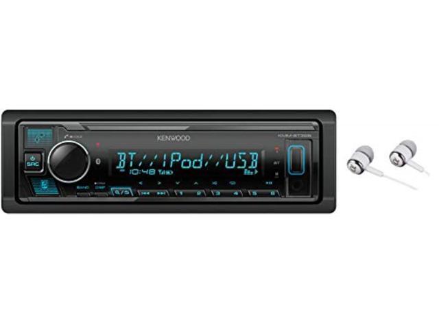 Kenwood Bluetooth USB MP3 WMA AM/FM Digital Media Player Dual Phone Connection Pandora Car Stereo Receiver/Free Alphasonik Earbuds