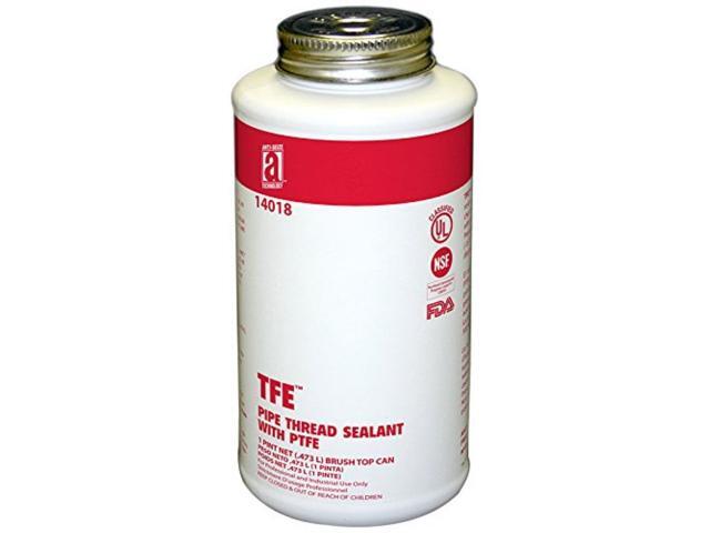 ANTI-SEIZE TECHNOLOGY 14018 Pipe Thread Sealant 19.2 fl oz, Brush-Top Can, TFE,