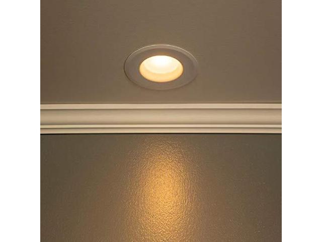 (6 lamps) GE LIGHTING 47697 relax HD LED Light Bulbs, 6 inch recessed downlight, Soft White, 8 Watt, 700 Lumens, Indoor Floodlight