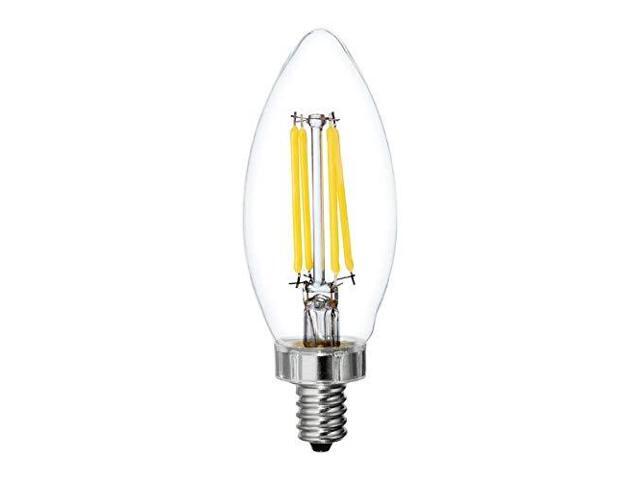 GE Refresh 3-Pack 40 W Equivalent Dimmable Daylight B11 LED Light Fixture Light Bulbs Candelabra Light Bulb