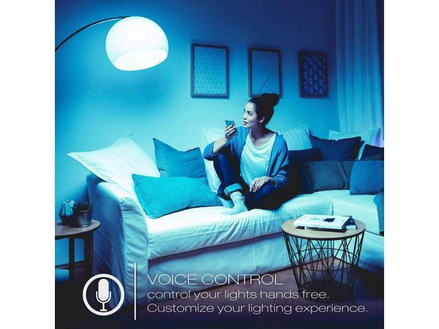(4 bulbs) SYLVANIA SMART BR30 Soft White 8.5W LED Light Bulb for Apple HomeKit and Siri Voice Control, Dimmable, No Hub Required (74987)