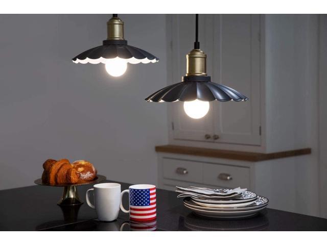 (6 bulbs) Sylvania 40472 LED Frosted Glass Globe, 60 watt equivalent, G25 Medium Base, 500 Lumen LED Light Bulb, Made in the USA