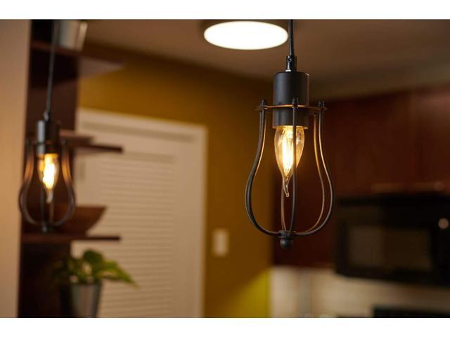 (12 bulbs) SYLVANIA B10 High-Definition LED Light Bulb, 40 watt Equivalent, 13 Year, Bent Tip, Medium Base, 320 Lumens, 2700K, Soft White, Clear