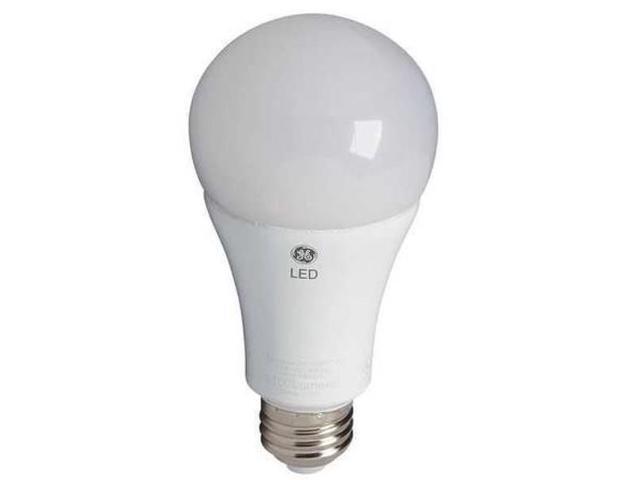 (1 bulb) GE 38563 A21 3 way LED light bulb, 5w/19w/10w classic shape, LED 3-way Light Bulb