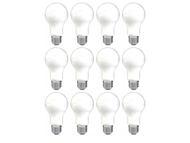 (12 bulbs) GE 99183 LED A19 classic shape, Daylight, 40 watt equivalent LED light bulb