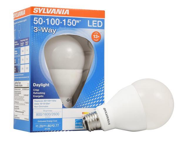 Sylvania 79770 - LED23A21/3WAY/O/850/U/B A21 A Line Pear LED Light Bulb