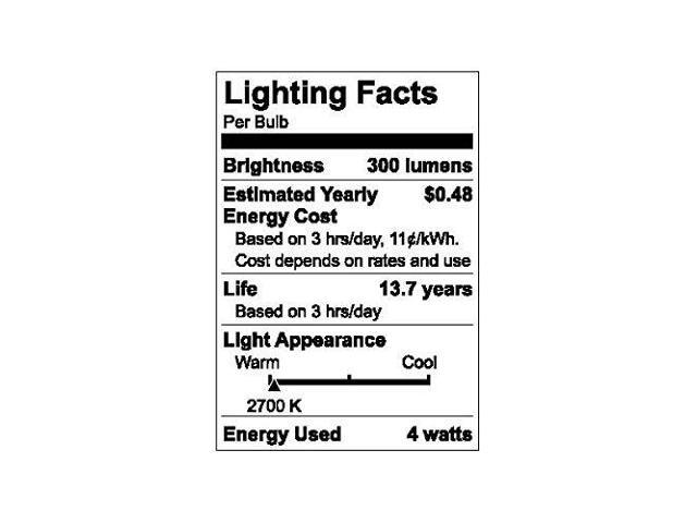 GE Relax 2-Pack 40 W Equivalent Dimmable Warm White A15 LED Light Fixture Light Bulbs Candelabra