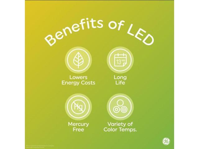 GE 36731 Vintage Style LED Light Bulb, G25 Globe, Amber finish, Meandering Spiral filament, medium base, Dimmable