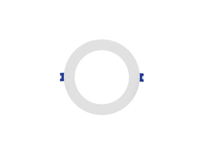 Philips Lightolier LED flat downlight dual select, 5 inch round FD5RSLMZ10SCTUW, field selectable lumens, 0-10v Dimming, 5 CCT field selectable...