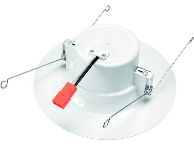 (case of 6) Philips Pila LED Retrofit Downlight, 6 inch Round, 650 lumens, 3000K Color Temp, 120V, Dimmable, White Trim, LED Donwlight Luminaire...