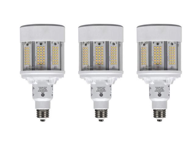 (case of 3) GE LED 93125012 Omni-Directional LED 50 watt, 3000K, 7500 Lumens, E26 base, HID replacement, LED50ED23.5M/730, LED CornCob Light Bulb,...