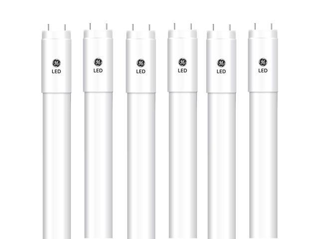 (case of 6) GE Lighting 37883 LED Linear 48 inch Plug and Play T8 Tube, 6 Count (Pack of 1), Daylight 6500K, 6 tubes