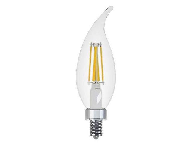 GE Relax 60-Watt EQ CA10 Soft White Dimmable Candle Bulb Light Bulb (3-Pack)