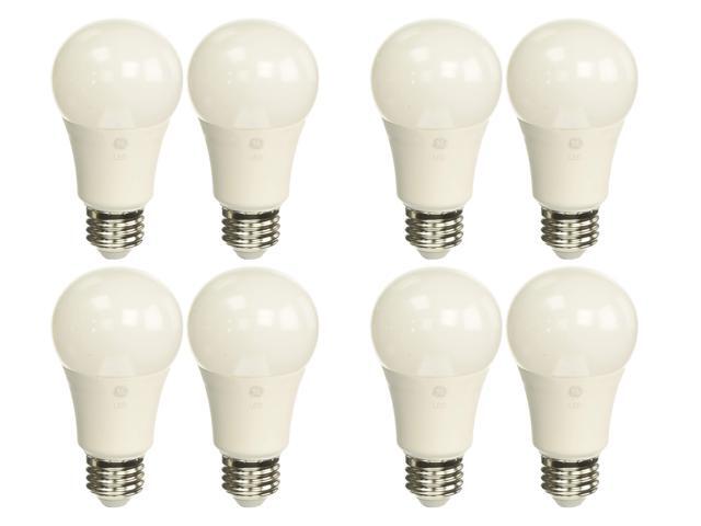 (case of 8) GE Lighting 61966 LED A19 Bulb, 9 watts, 800 lumens, 5000K Daylight, LED Light Bulb