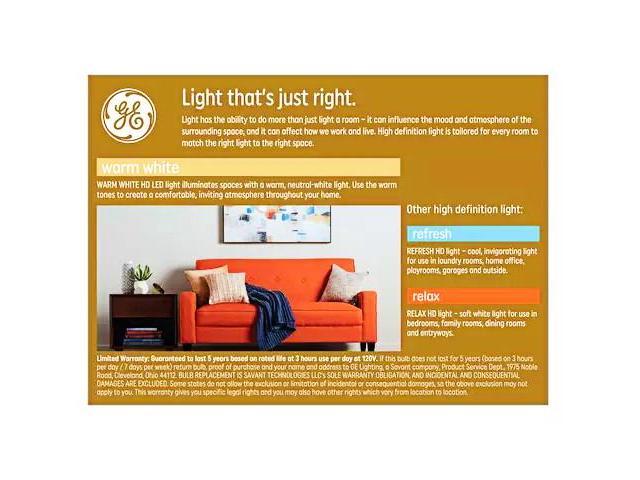 (2 bulbs) GE LED PAR30 long neck, Indoor Spotlight, warm white HD, 75 watt equivalent, Dimmable, 950 lumens, uses only 12 watts, LED Spotlight...