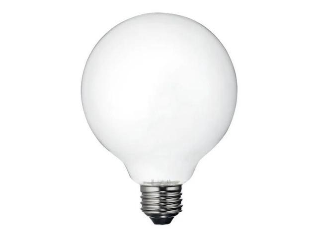 GE 41835 Relax LED G30 Vanity Globe, frosted, Soft White 2700K, 6 watt, 500 lumen, Dimmable Decorative Globe Light Bulb, 60 watt replacement