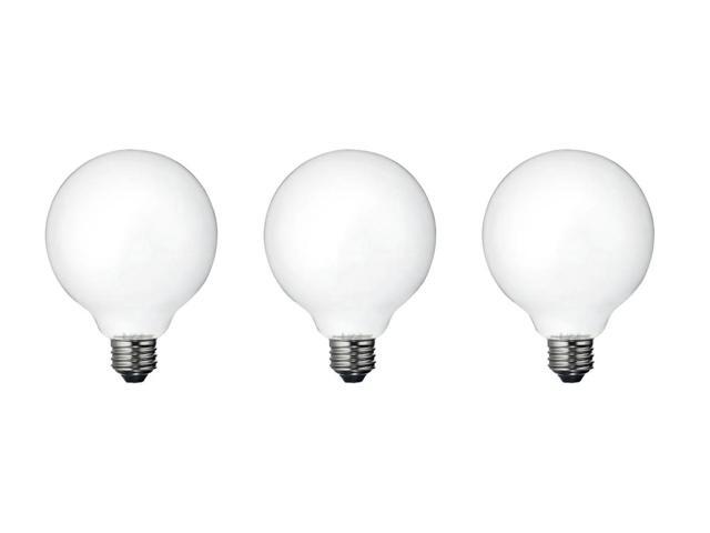 (case of 3 bulbs) GE 41835 Relax LED G30 Vanity Globe, frosted, Soft White 2700K, 6 watt, 500 lumen, Dimmable Decorative Globe Light Bulb, 60 watt...