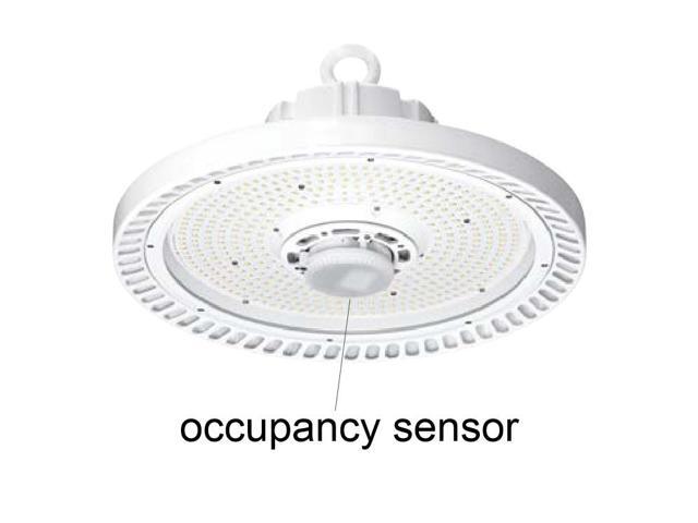 Hubbell CRN Wet Location LED High Bay CRN-40LX-EDU-OCS, 100 Watt, 14,000 lumen, Replaces 250W HID, 4000K, 120-277V, with microwave occupancy...