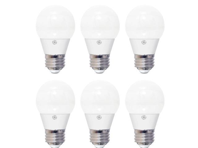 (6 bulbs) GE Lighting LED A15 Light Bulb, 40 Watt Equivalent, Daylight 5000K, Dimmable Ceiling Fan Light Bulb, 300 lumens