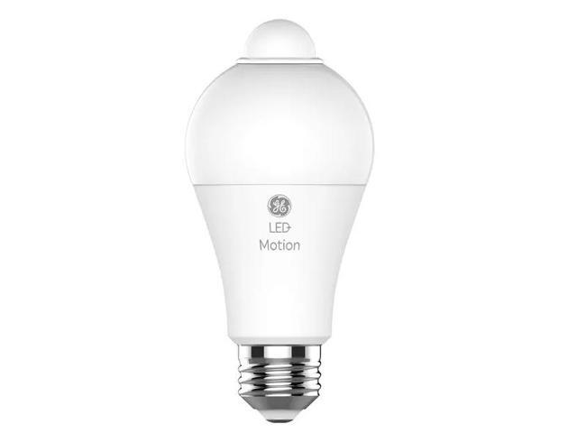 GE LED+ Motion Sensing LED Light Bulb, 12 watts, 1100 lumens, 75 watt replacement, warm white, lights automatically when motion is detected, LED...