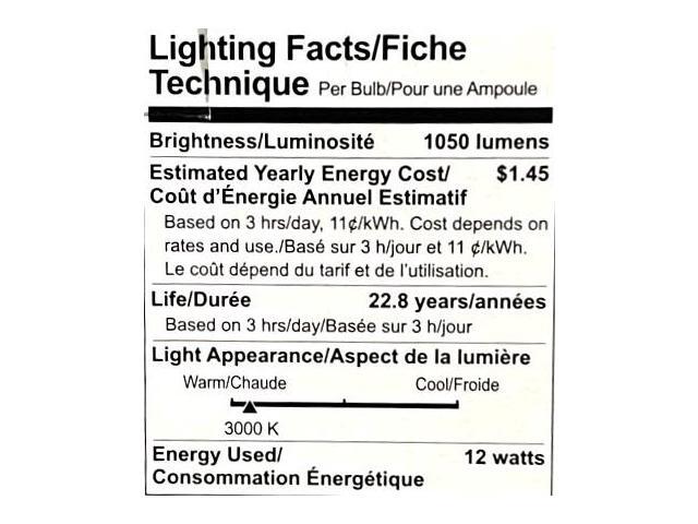 (6 bulbs) GE 92973 LED PAR38 Reflector Flood, 12 watts, 1050 lumens, 3000K Natural White, Dimmable, White