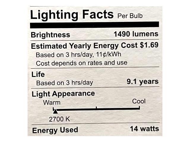 (case of 6) GE Lighting LED A19 Garage Door Opener Bulb, Frosted Soft White, 1490 Lumens, 14-Watts, rough service, heavy duty to withstand...