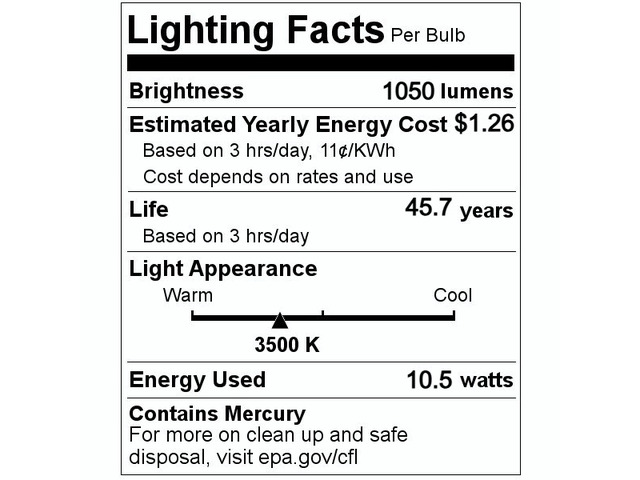 (4 bulbs) GE 92988 - LED11G24D-V/835 LED 2 Pin Base CFL Replacements, 1050 lumens, 10.5 watts, 3500K, G24d base LED light bulb easy replace CFL