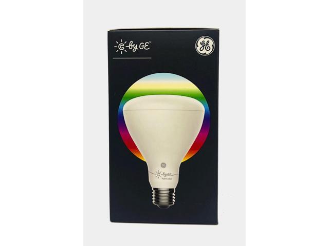 GE Lighting Full Color Smart Bulb, LED BR30, C by GE, Dimmable with app, Change Colors, Control with Voice, 10 watt, 700 lumen LED Floodlight