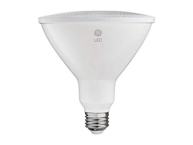 GE ultra bright LED PAR38 floodlight, warm white, 1500 lumens of brilliance, 17 watts, Indoor-Outdoor, wet rated, Dimmable, medium base LED flood...
