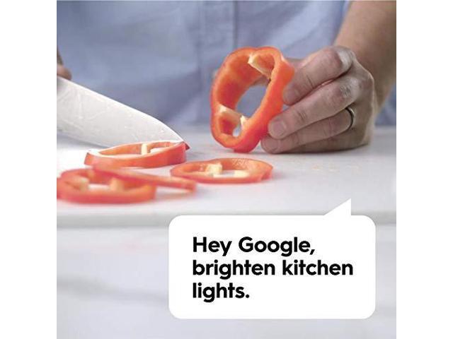 GE LED A19 Smart Bulb, C by GE, Sleep Smart Bulb, 3 color settings, 11 watts, 850 lumens, works with google assistant
