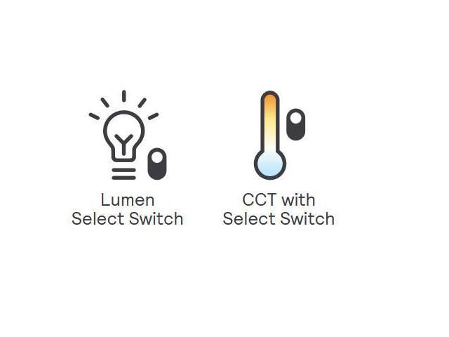 Philips Lightolier Indoor Surface Flush Mount Downlight LED, 5 inch, Round, Selectable lumen and color, Dimmable, 11 or 9 watt