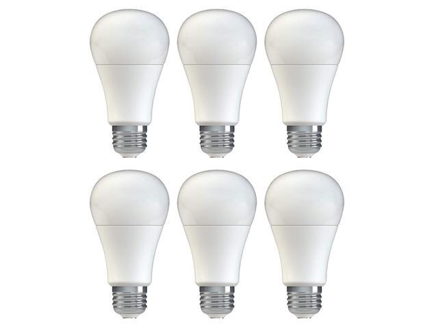 (6 bulbs) GE Lighting 21173 General Purpose Classic Shape A19 LED 11watt light bulb (75-Watt Replacement), 1050-Lumen, Medium Base, Frosted Daylight