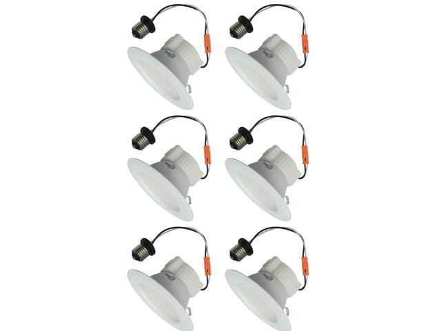 (case of 6) GE LED retrofit kit, LED10RS4/840E26P, 4 inch Recessed Light LED replacement, 4000K, 800 series, Reflector Flood, Dimmable, 4 inch...