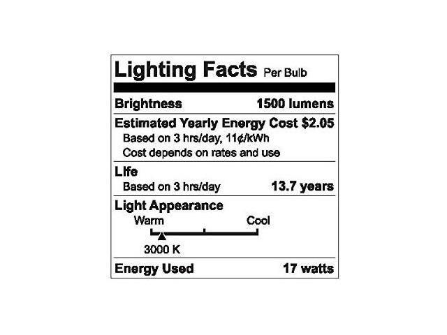 (case of 3) GE ultra bright LED PAR38 floodlight, warm white, 1500 lumens of brilliance, 17 watts, Indoor-Outdoor, wet rated, Dimmable, medium base...