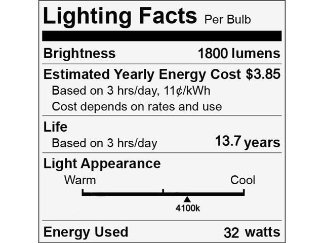 (case of 8 tubes) GE Fluorescent Tube, 48 inch T8, 1800 lumens, 32 watt, 4100K Cool White, Med Bi Pin G13 base