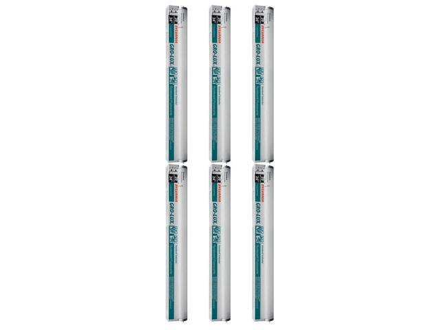 (pack of 6) Sylvania Lighting F20T12/LX/AQ/24' 'Gro-lux' Aqua Fluorescent Bulb 20W