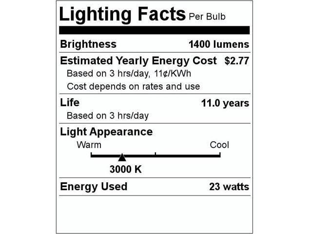 GE 76226 CMH 23w PAR38 E26 HID 3000K Wide Flood 36 Metal Halide Bulb