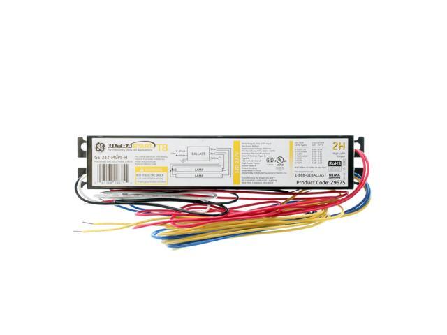 (case of 10) Ge 232-MVPS-H 29675 Programmed Rapid Start Ballast Ultrastart
