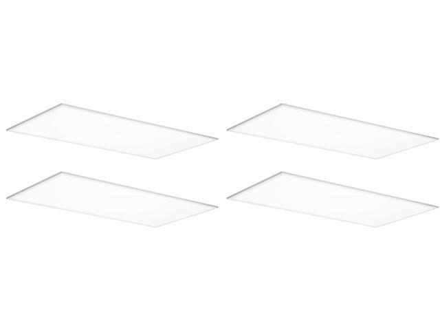 (case of 4) Signify Day-Brite FluxPanel LED recessed flat panel luminaire, 2 feet by 4 feet, 5000K, 3000 Lumens, 24 watts, 2 x 4 Difffuse LED...