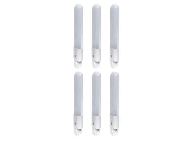 (case of 6) GE 91410 LED5GX23/850 LED Light Bulb, 5 watt, Plug in, 2-pin GX23 base, 5000K, Daylight