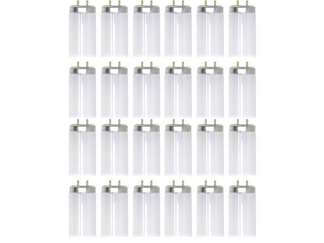 GE Case of 24 Pieces 10416 F25T8XLSPX50/ECO 25 Watt 36' T8 Medium Bi-Pin G13 Base 5000K Ecolux Starcoat Extra-Life