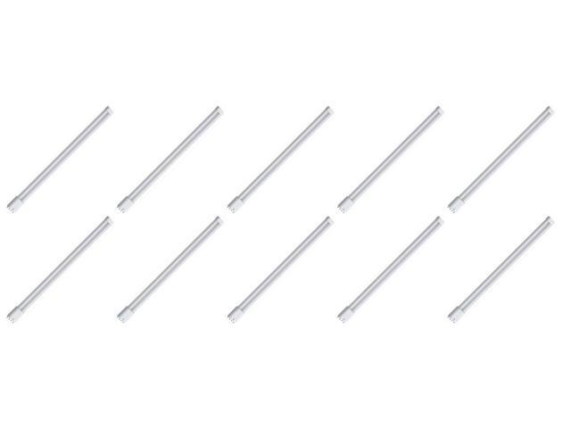 (case of 10) GE 39075 LED Light Bulb, High Lumen Biax, 17 watt, 2200 lumen, 4000K Cool White, Frosted, 22.3 inches, Ballast Compatible,...