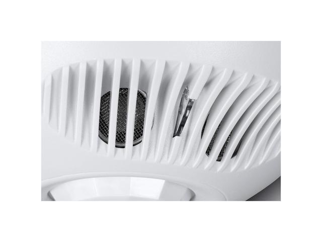 HUBBELL LIGHTING OMNI Line Voltage Ultrasonic and PIR Ceiling Sensor OMNIDT1000BP1277, Off White