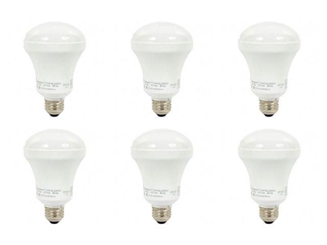 GE Lighting 12273 Energy Smart CFL 23-Watt (90-watt replacement) 1100-Lumen R25 Floodlight Bulb with Medium Base, 3000K Warm White, 6-Pack