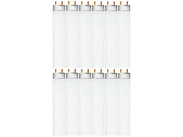 (case of 12) GE 32804 F15T8SP35 Fluorescent T8 Tube 15 watt, 980 lumen, 3500K 18 inch fluorescent tube