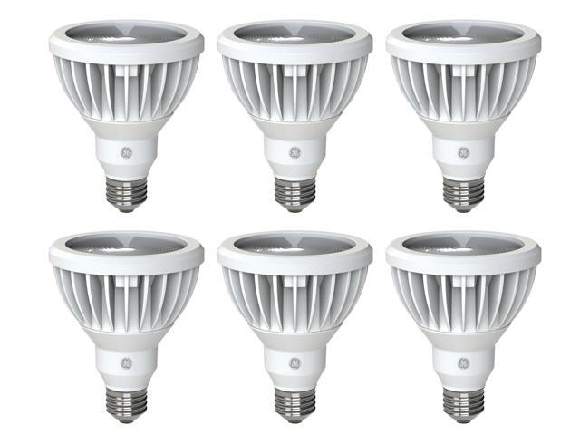 GE 75078 LED PAR30 Reflector Flood LED Light bulb, 18 watt, 1400 lumen, 3000K warm white, medium base (case of 6)