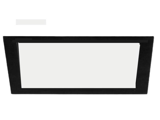 (case of 12) LITEBox Prescolite Black Square Trim accessory for LBSE Downlight, 6 inch square, LBSE-6SQD-T-BL