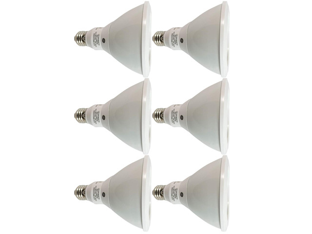 (case of 6) GE LED PAR38 - 12 Watt - 820 lumens- 90W Equal - - 40 Deg. Flood - 2700K Warm White - GE 63343