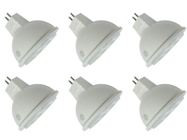 GE 34563 LED MR16 4.5 watts GU5.3 base 4000K 400 lumens 35 degree flood light (case of 6 bulbs)